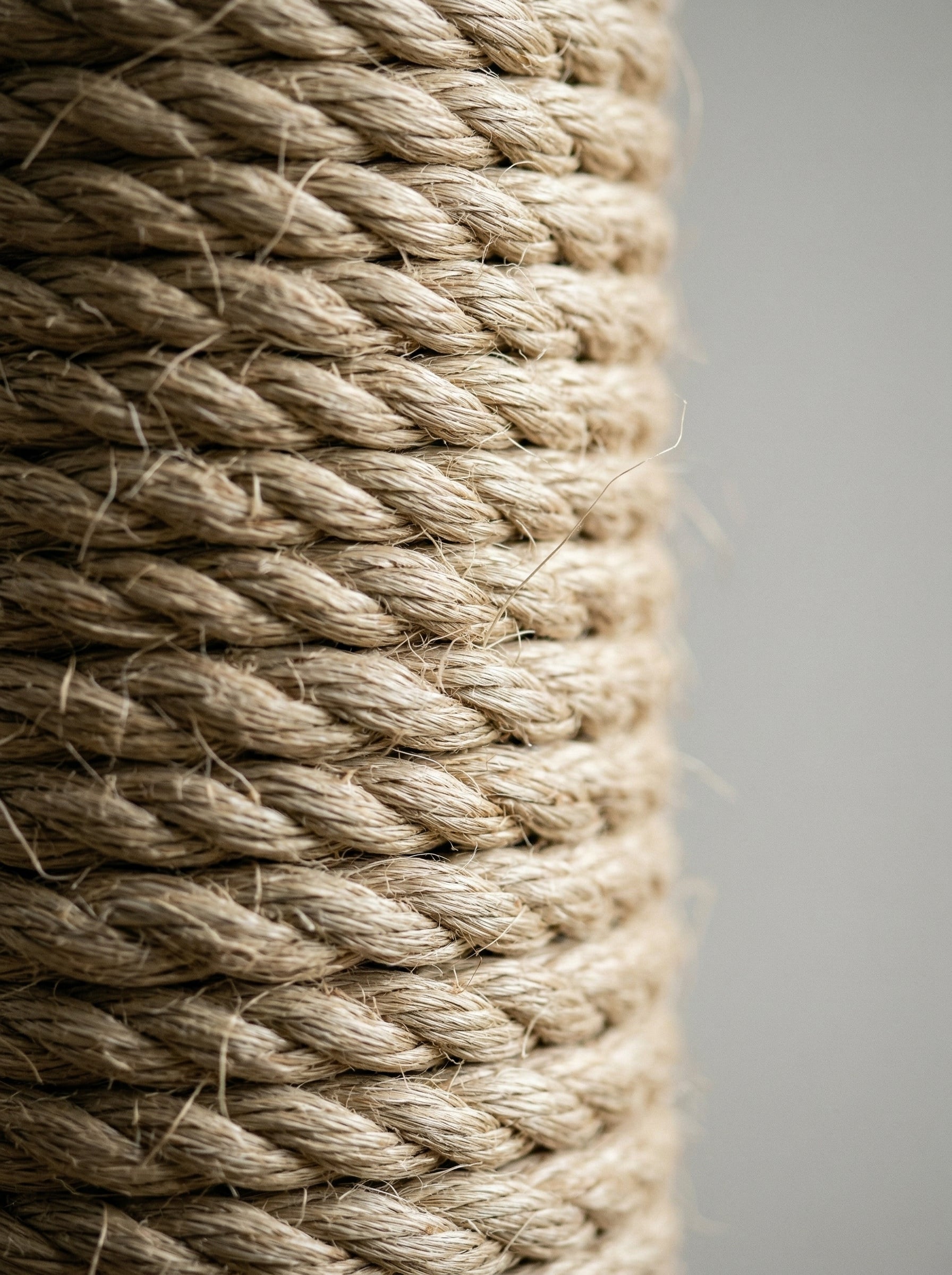 Cat Scratching Post with Sisal Rope & Soft Plush – Stable Vertical Scratcher
