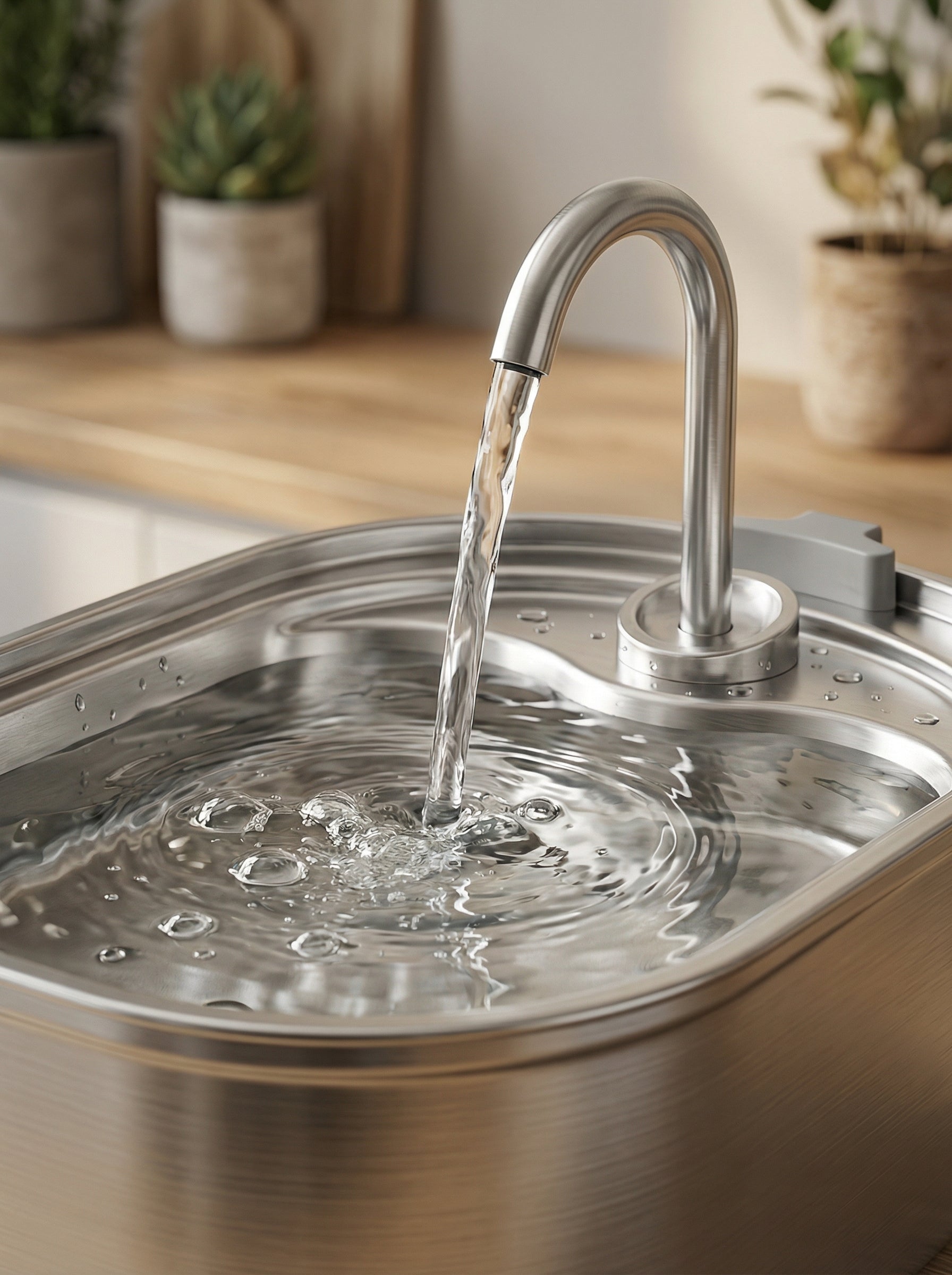 Quiet Pet Water Fountain – Anti-Slip, BPA-Free, Whisper-Quiet Pump