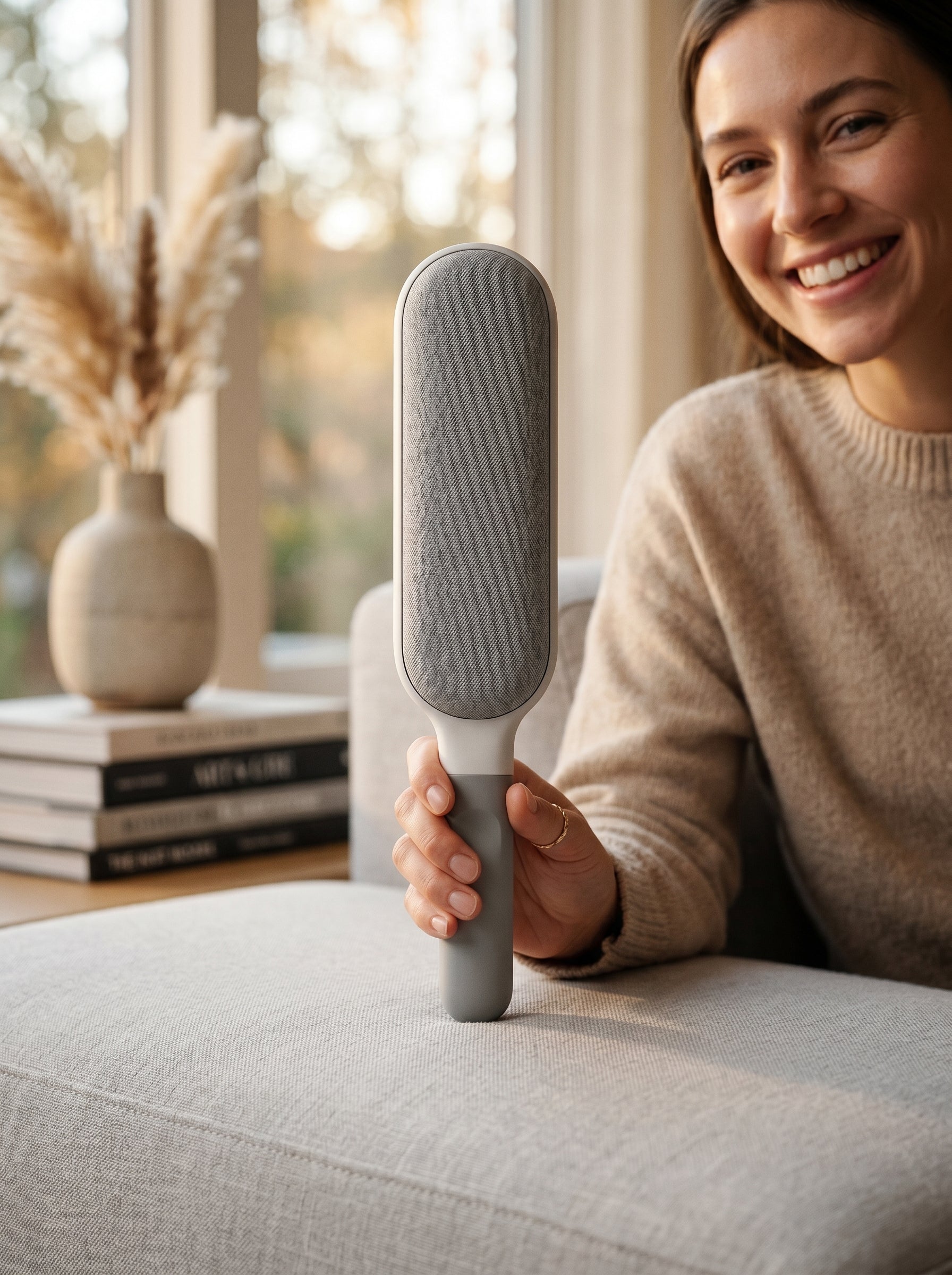 Reusable Pet Hair Remover Lint Brush – Works on Furniture & Clothes