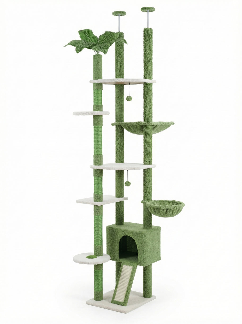 Cactus Cat Tree Tower – Multi-Level Climb, Play & Scratch