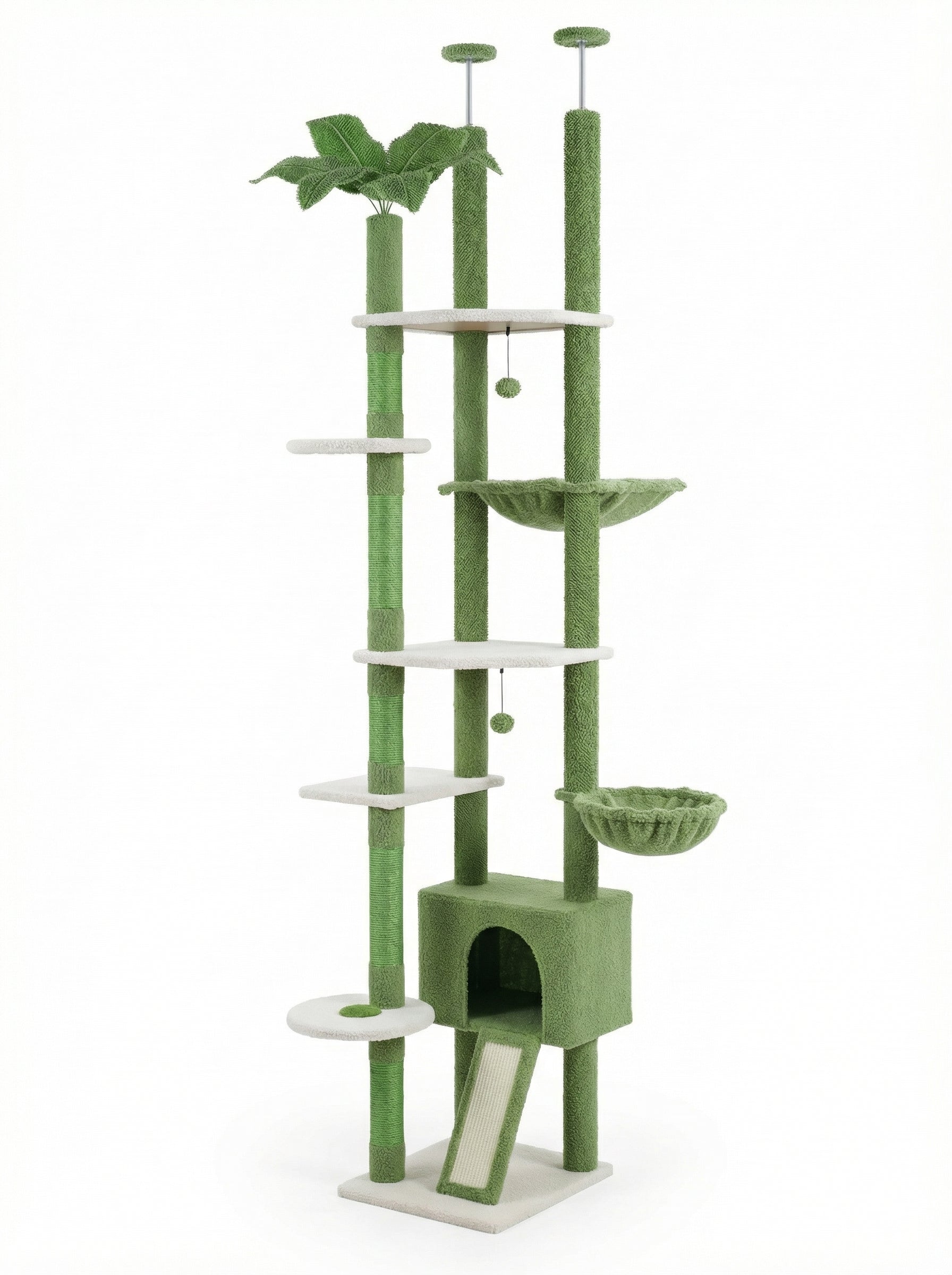 Cactus Cat Tree Tower – Multi-Level Climb, Play & Scratch