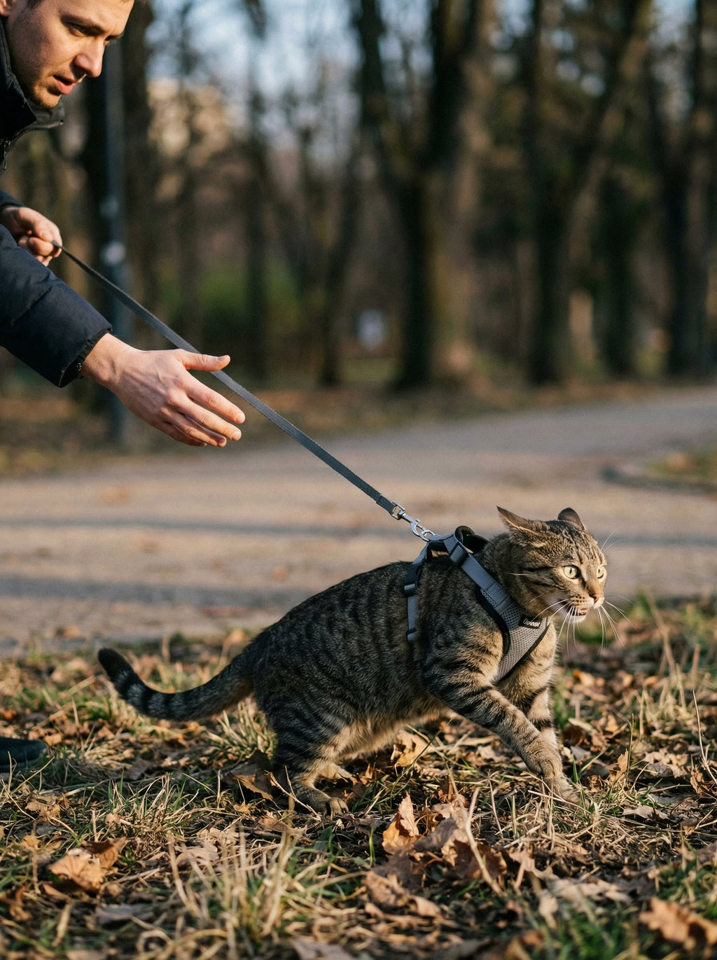 Escape-Proof Cat Harness & Leash Set – Breathable, Adjustable Walking Kit