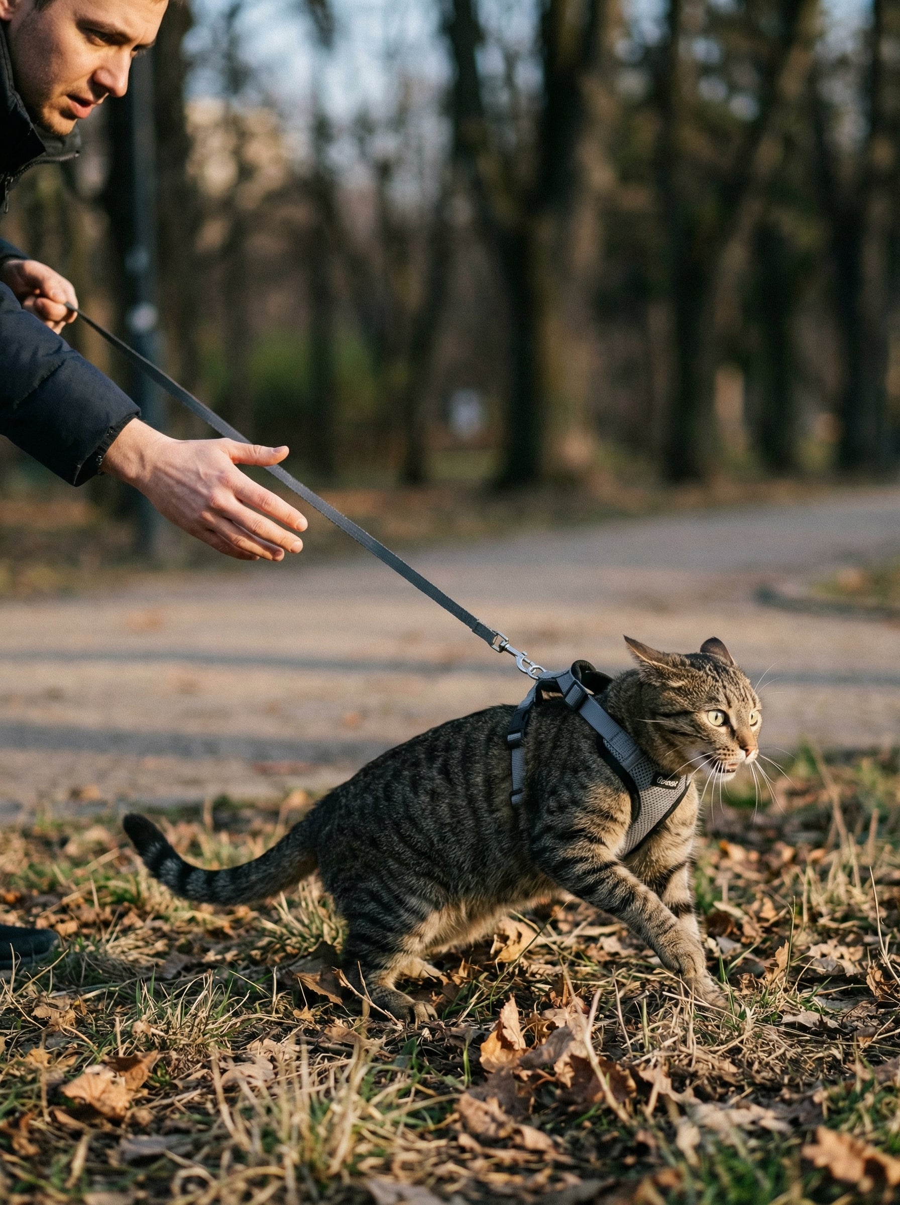 Escape-Proof Cat Harness & Leash Set – Breathable, Adjustable Walking Kit