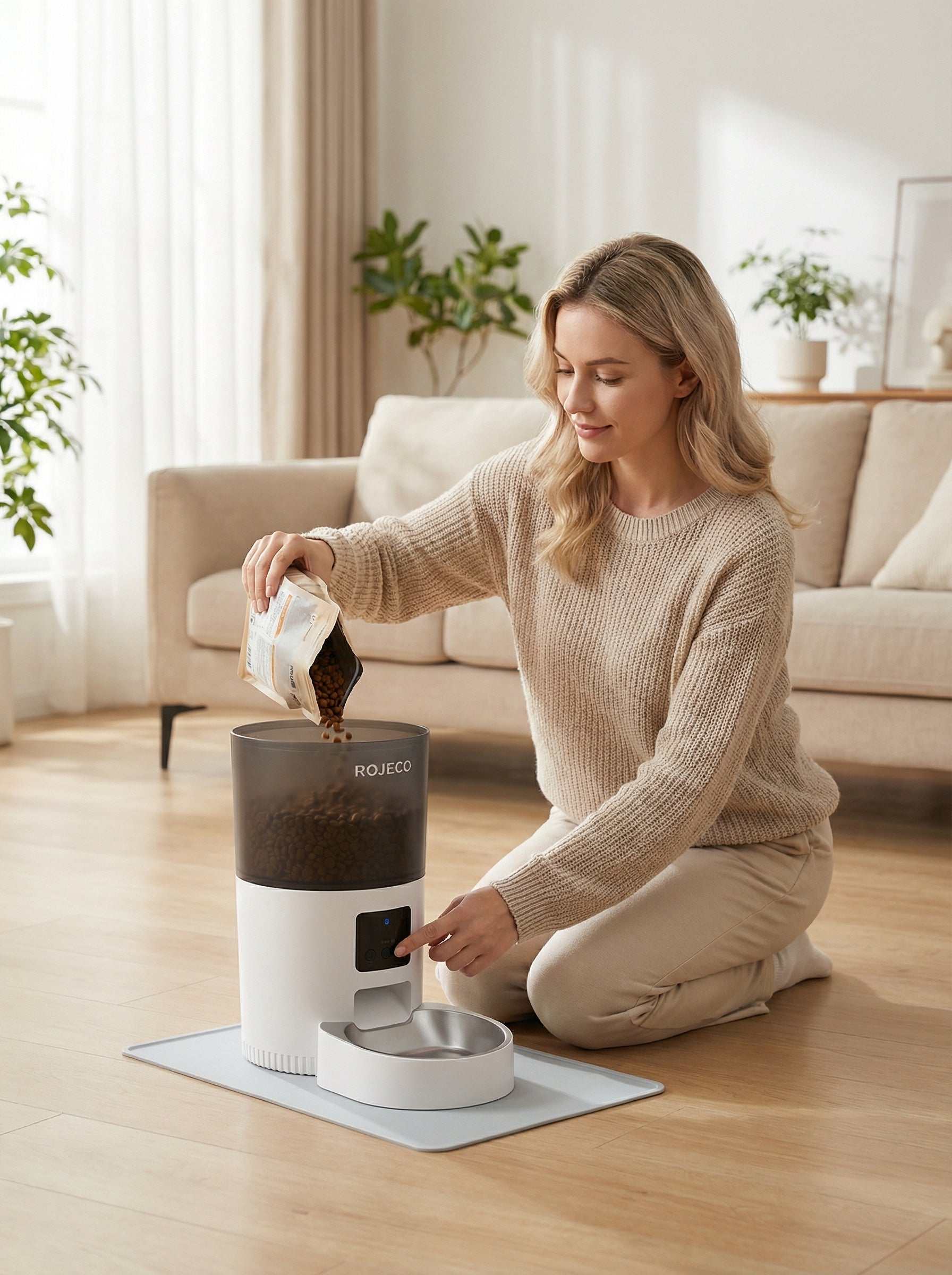 Automatic Cat Feeder with Timer — Smart Scheduled Feeding for Cats & Small Pets