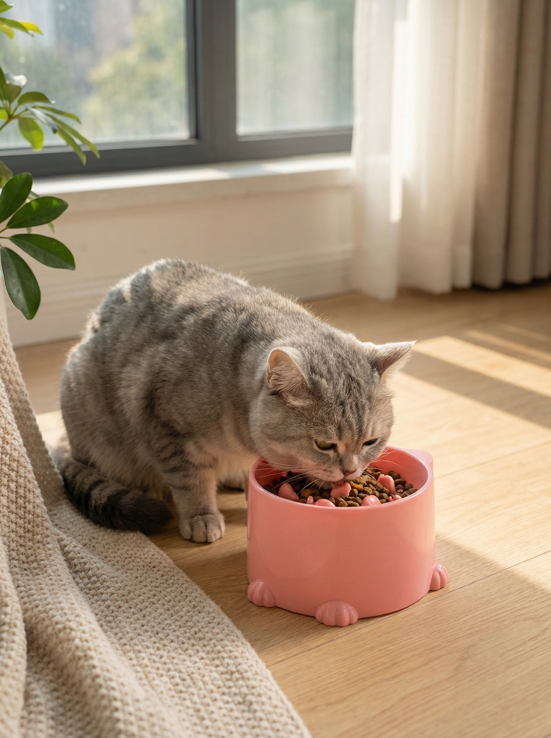 Slow Feeder Bowl for Cats – Healthy, Fun & Mess-Free Mealtime 🐾