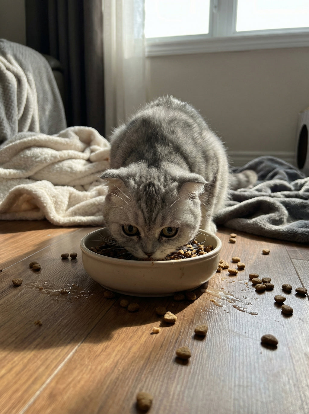 Slow Feeder Bowl for Cats – Healthy, Fun & Mess-Free Mealtime 🐾