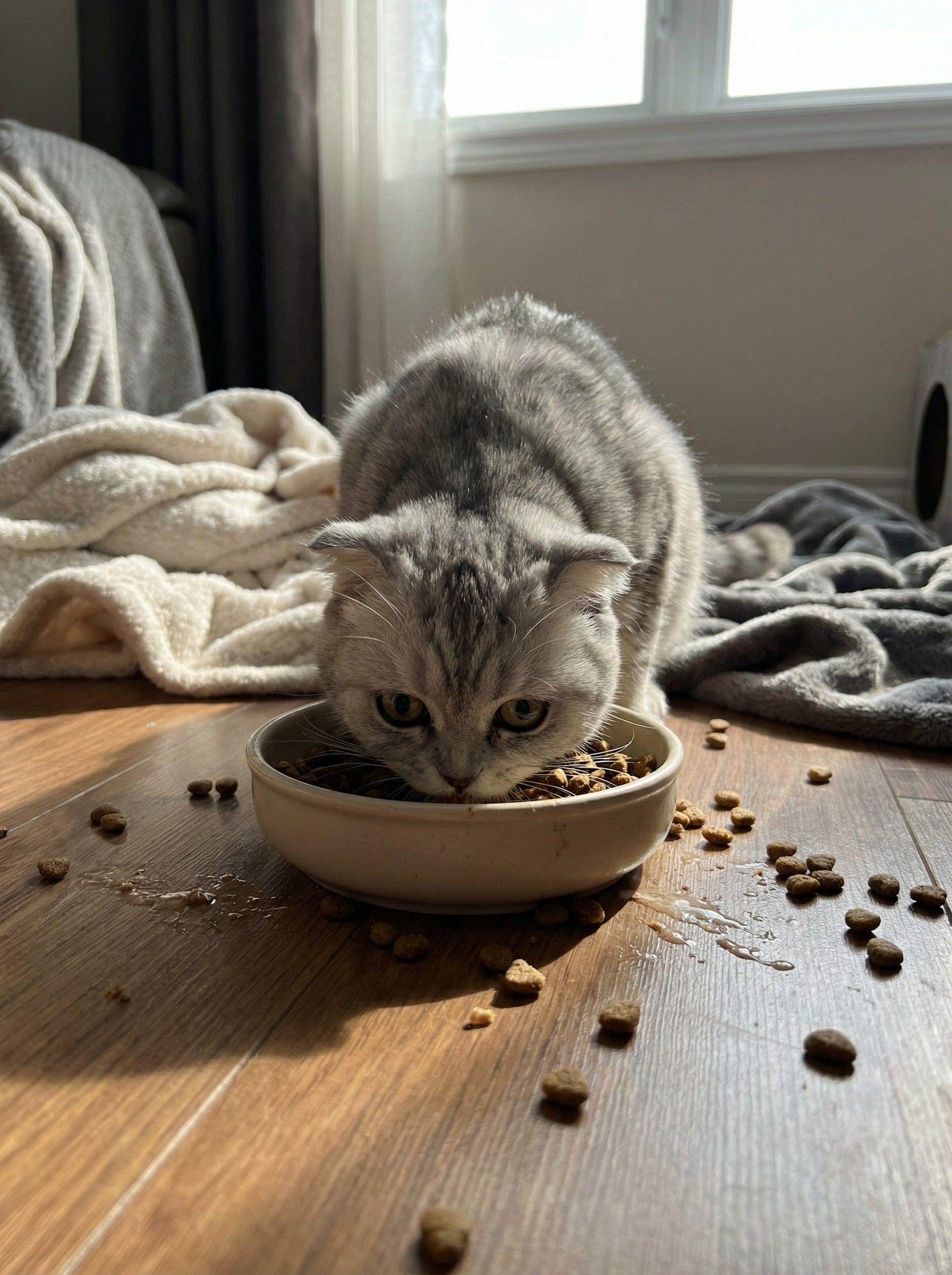 Slow Feeder Bowl for Cats – Healthy, Fun & Mess-Free Mealtime 🐾