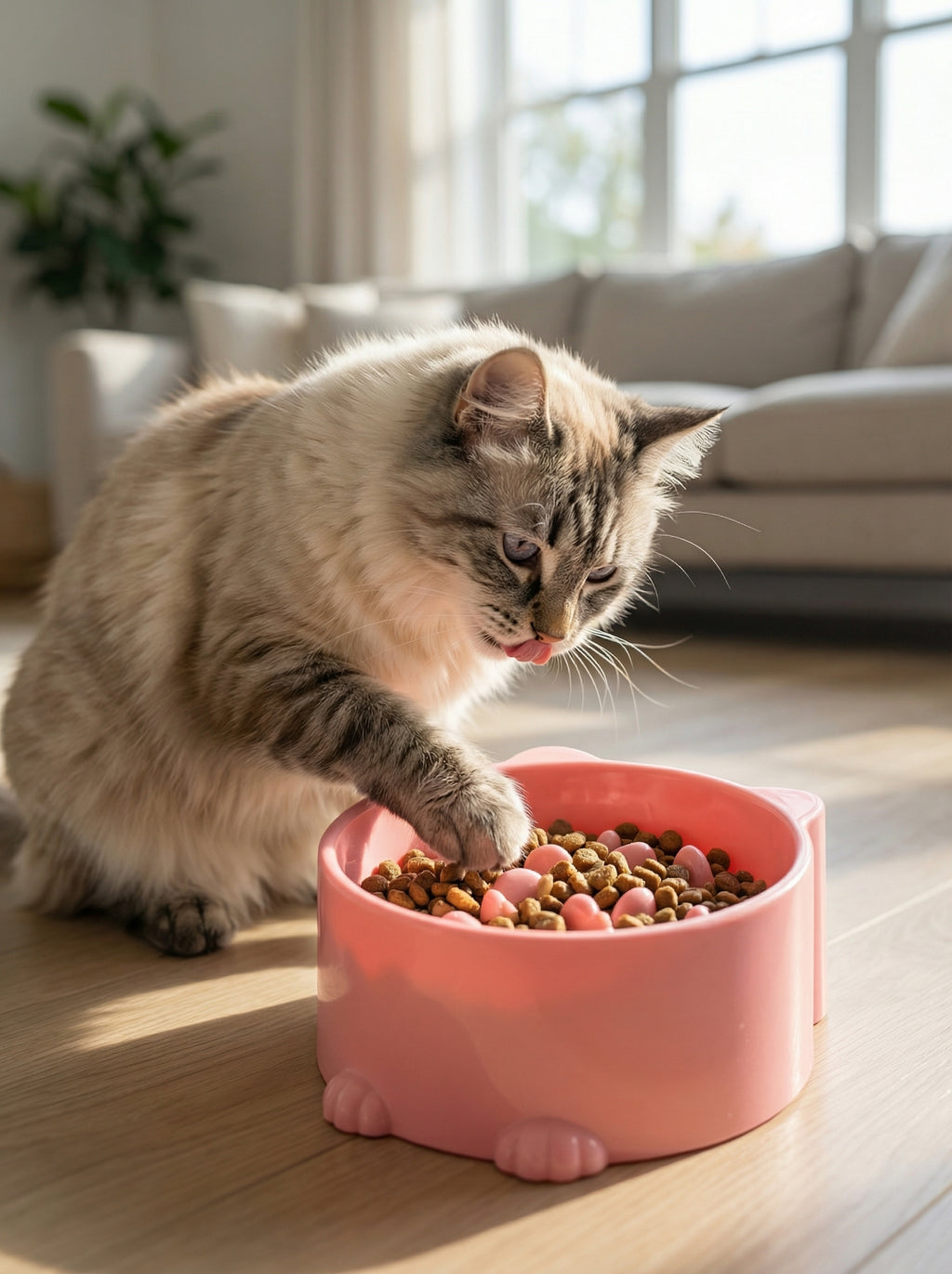 Slow Feeder Bowl for Cats – Healthy, Fun & Mess-Free Mealtime 🐾