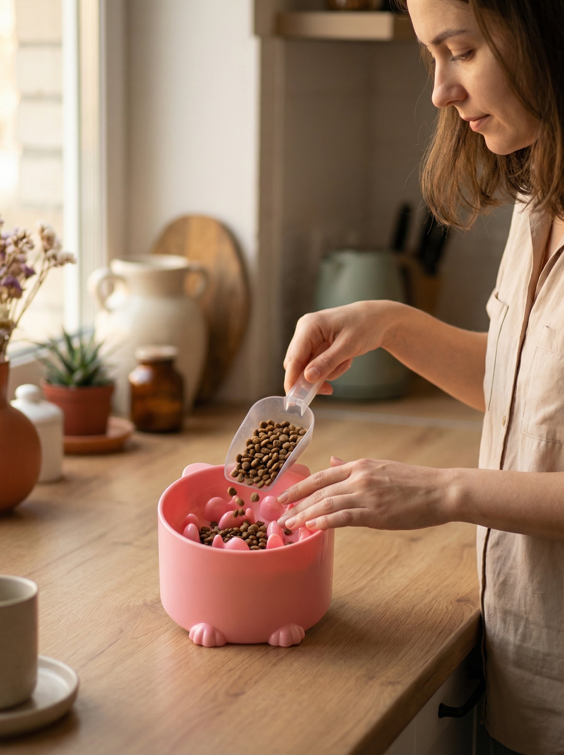 Slow Feeder Bowl for Cats – Healthy, Fun & Mess-Free Mealtime 🐾