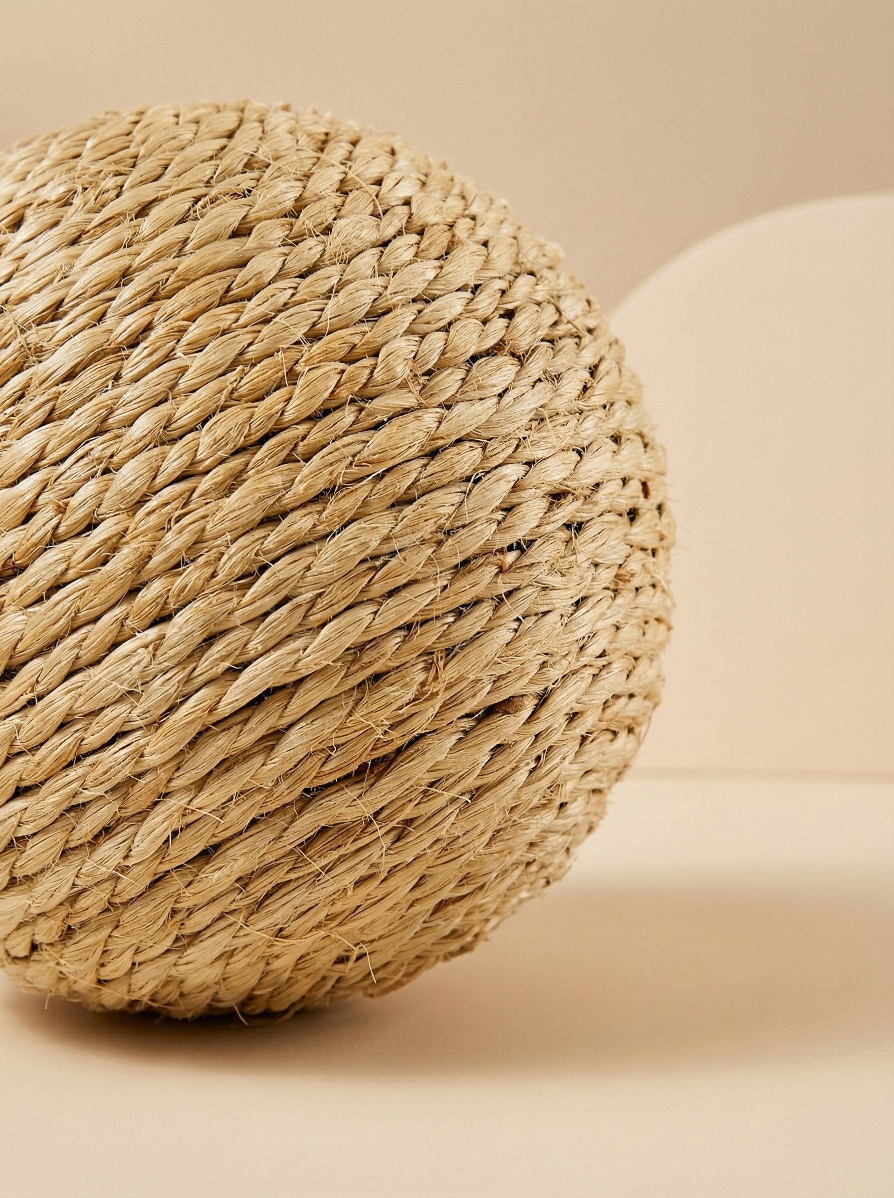 Interactive Sisal Cat Scratching Ball Toy – Teething & Teeth Cleaning with Sound